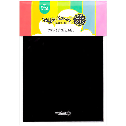 7.5x11 Grip Mat - Black by waffle flower
