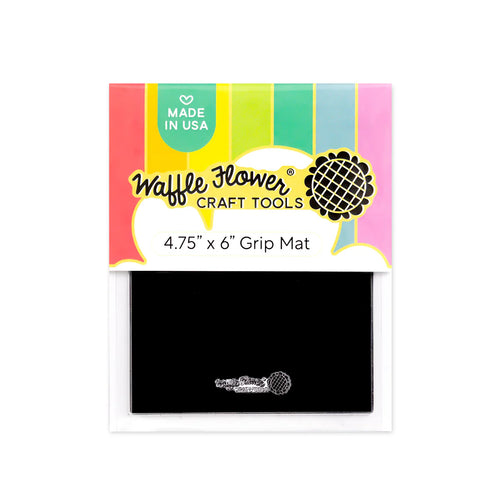 4.75x6 Grip Mat - Black by waffle flower