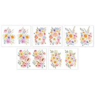 Watercolor Floral Aquaink Transfer Sheets by LDRS Creative