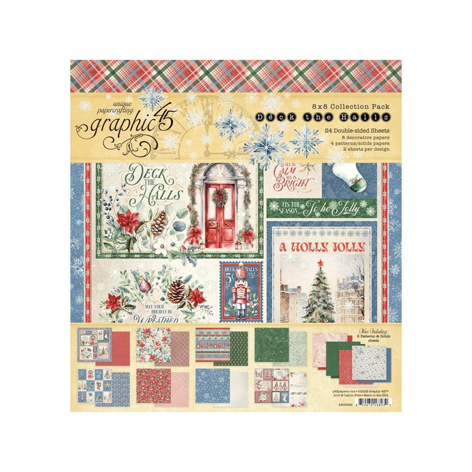 Deck the Halls 8x8 paper by Graphic 45