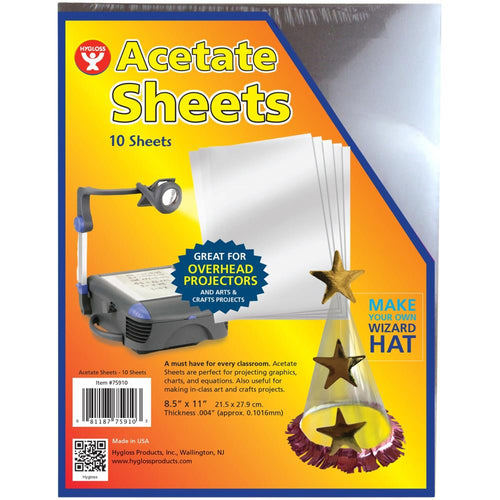 acetate Sheets by Hygloss