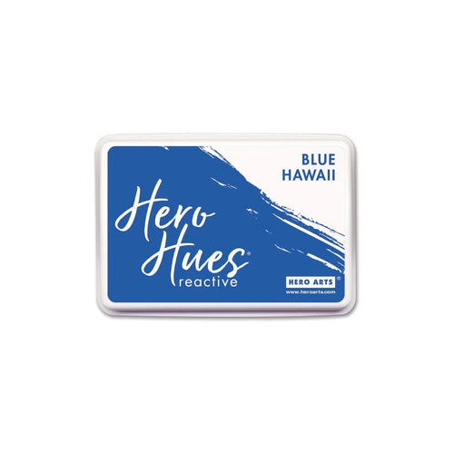 Blue Hawaii reactive ink by hero arts