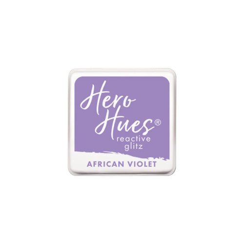 African Violet reactive glitz ink by hero arts
