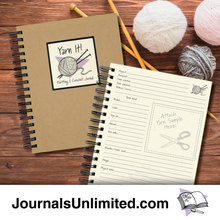 Load image into Gallery viewer, Yarn It! Knitting &amp; Crochet Journal (Kraft)