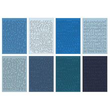 Load image into Gallery viewer, Essentials Collection - Sticker Book - Blue Alpha by Echo Park