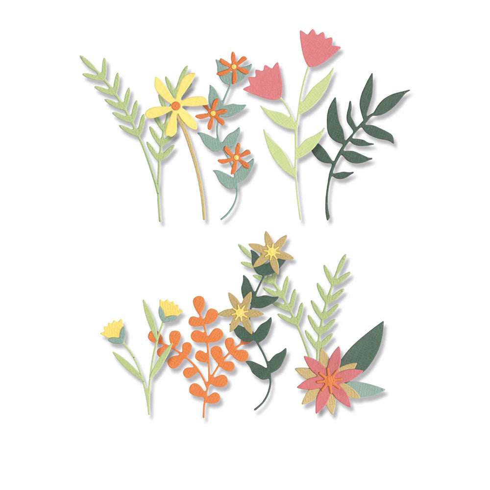 Boho bouquet die by Sizzix