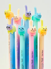 Load image into Gallery viewer, Cat Tail Colors Gel Pen-