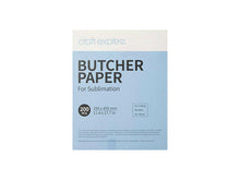 Load image into Gallery viewer, Craft Express Protective Butcher Paper – 200 Pack for Sublimation Heat Pressing