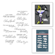 Cheers sentiments press plates by spellbinders