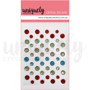 christmas lustre crystal stickers by uniquely creative