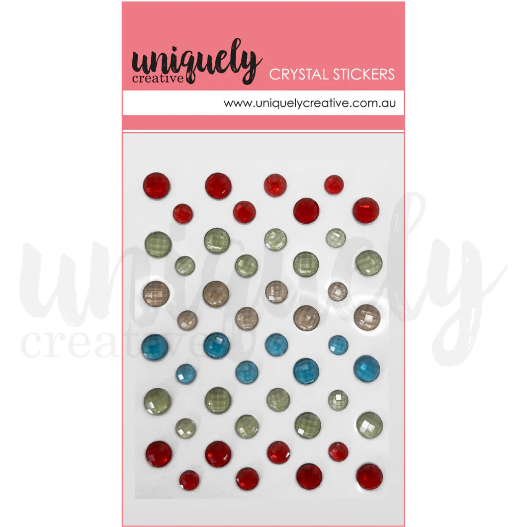 christmas lustre crystal stickers by uniquely creative