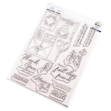 Load image into Gallery viewer, correspondence stamp &amp; die set by Pinkfresh