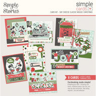 say cheese classic mouse christmas simple cards kit by simple stories