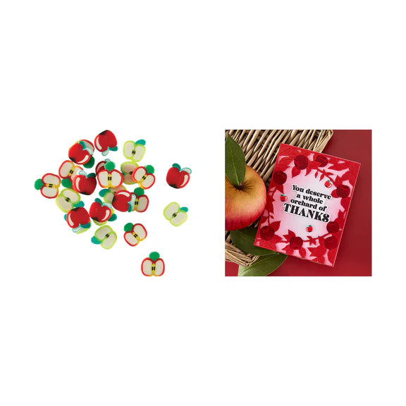 mini clay apples by Hero Arts