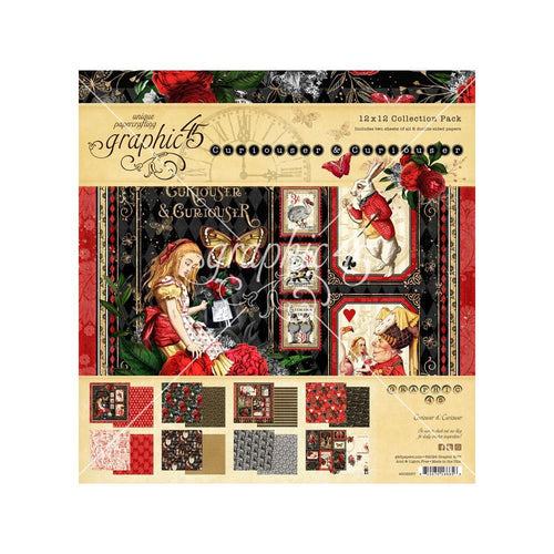 Curiouser & Curiouser paper by Graphic 45