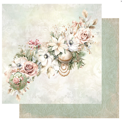 christmas wishes decorations 12x12 paper by Uniquely Creative