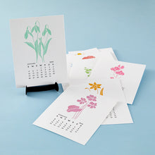 Load image into Gallery viewer, 2025 florals through the year calendar bundle betterpress &amp; die bundle