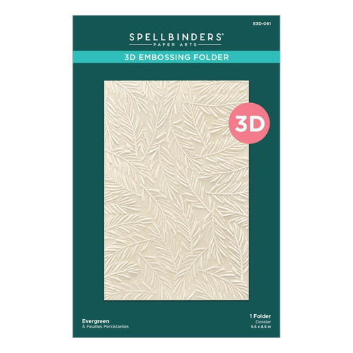 Evergreen 3d embossing folder by Spellbinders