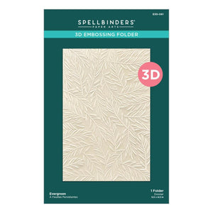 Evergreen 3d embossing folder by Spellbinders