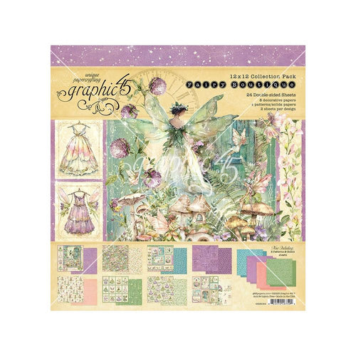 Fairy Boutique 12x12 collection paper by Graphic 45