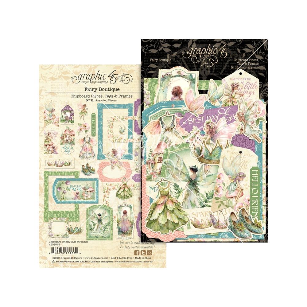 Fairy Boutique chipboard by Graphic 45