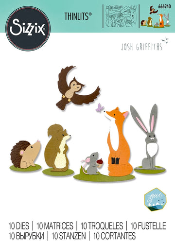 Forest animals #1 in die by Sizzix