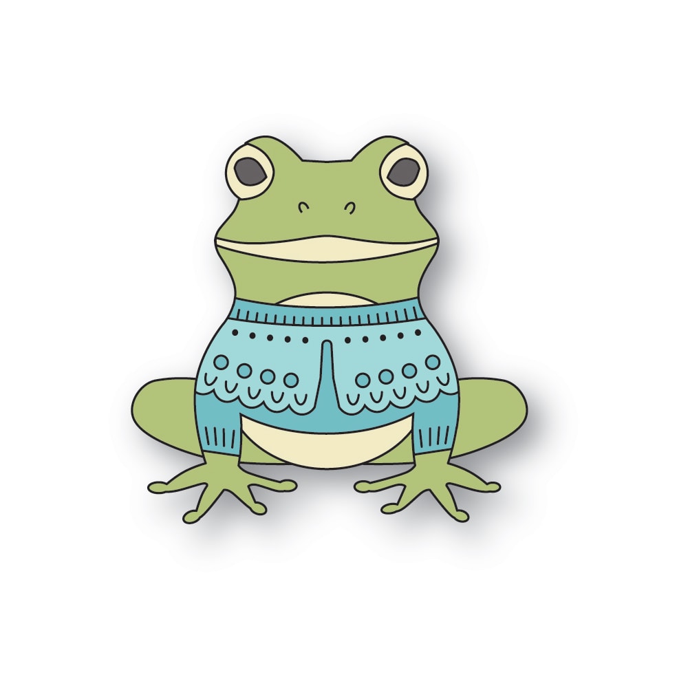 Nordic sitting frog by poppy
