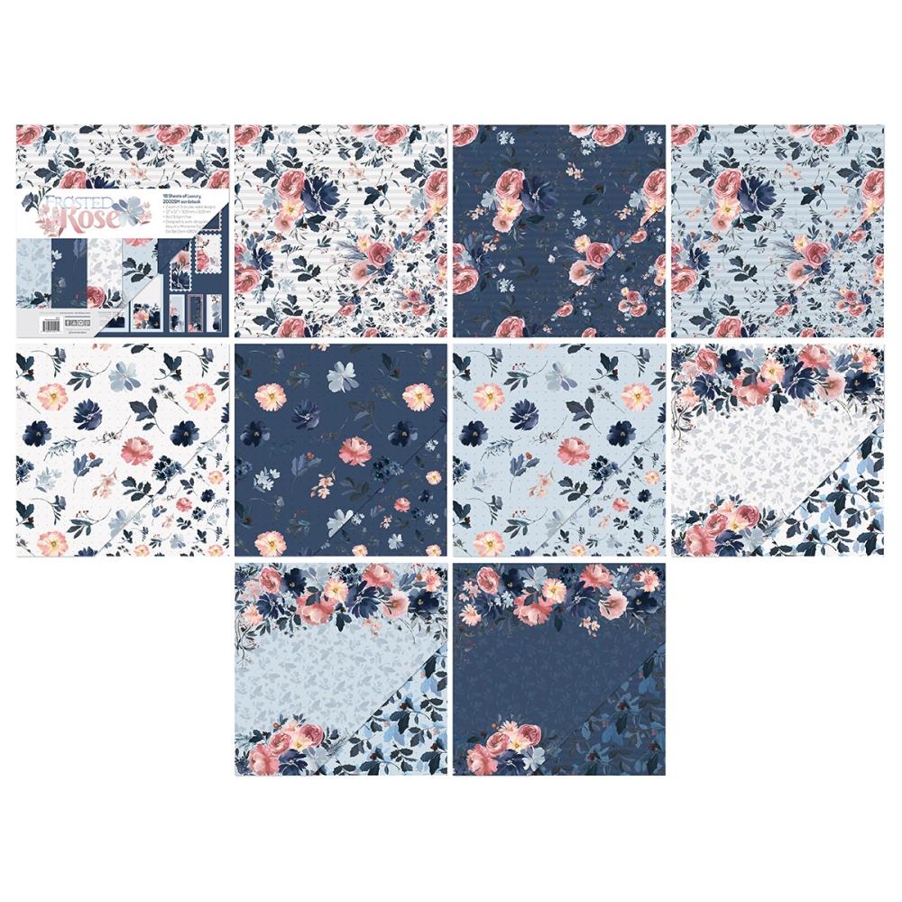 Frosted Rose paper collection kit by Tonic