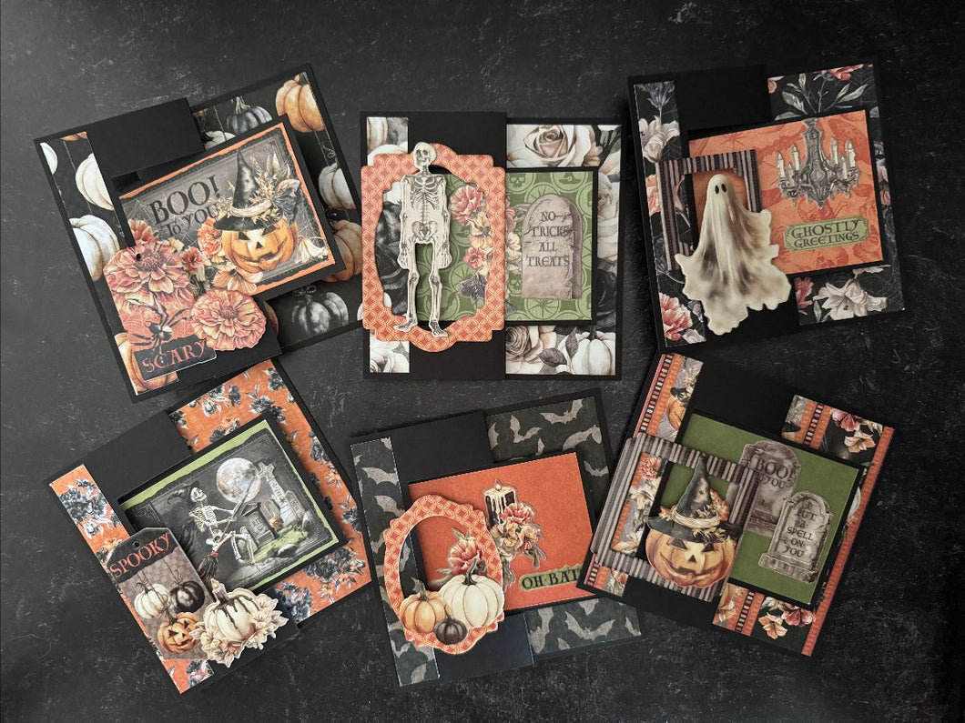 Ghostly Greeting Card kit by Graphic 45