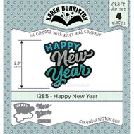 Happy New Year die set by karen burniston
