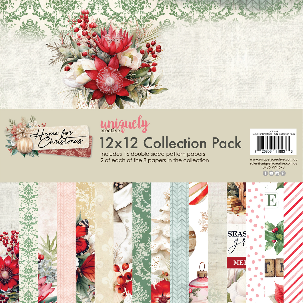 home for the holidays 12x12 collection kit by uniquely creative