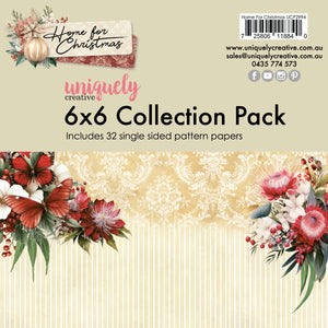 home for the holidays 6x6 paper by uniquely creative