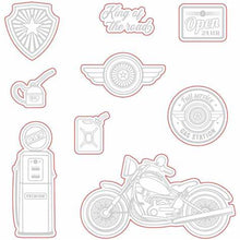 Load image into Gallery viewer, Dad&#39;s Garage die &amp; stamp set by honey bee