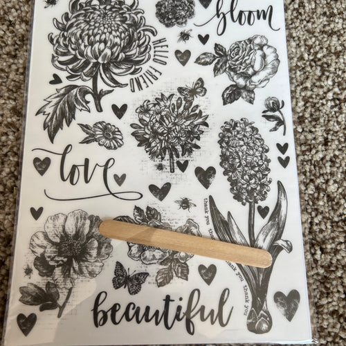 Simple vintage botanical Rubons  by Simple Stories