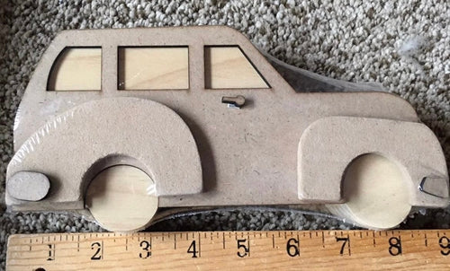 Wood car by foundations decor
