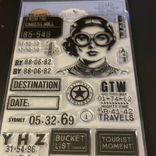 Load image into Gallery viewer, travels from the past die stamp set by Elizabeth Crafts