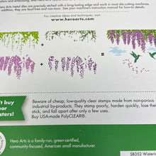 Load image into Gallery viewer, Wisteria heroscape stamp die by hero arts