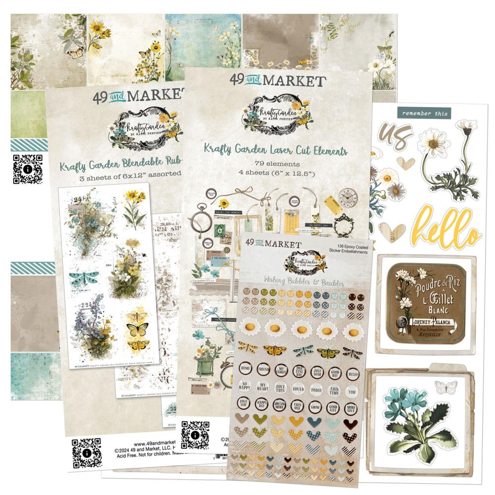 Krafty garden collection bundle by 49 and market