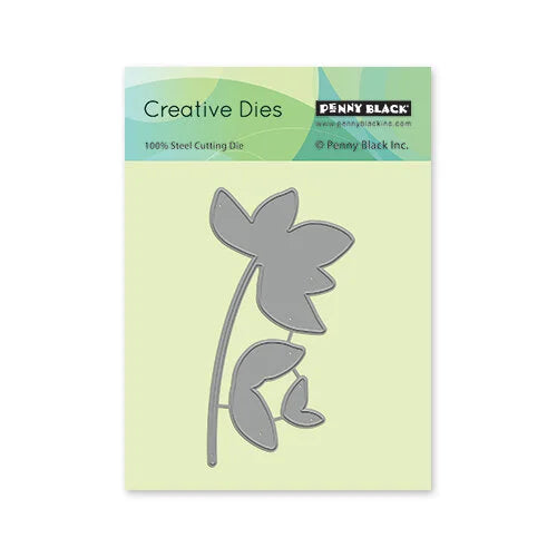 Layered bloom die set by penny black