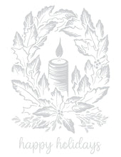 Load image into Gallery viewer, Happy Holidays press letterpress by ldrs