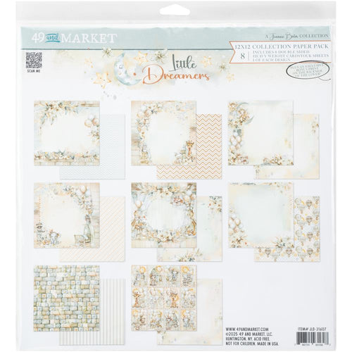 little dreamer 12x12 paper collection 49 and market