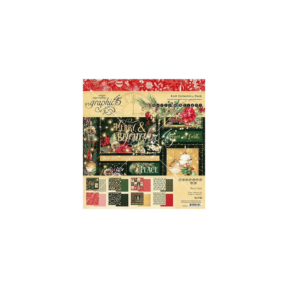 Merry & Bright 8x8 by Graphic 45