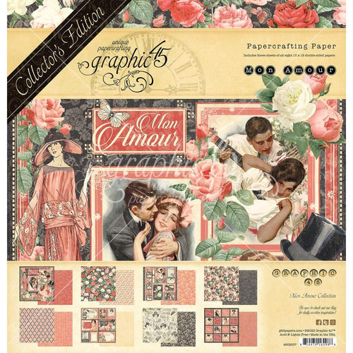Mon amour romantic paper collection by Graphic 45