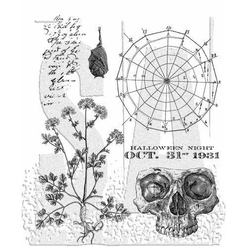 The Obscure stamp by tim holtz & Stampers anonymous