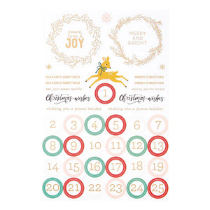 oh joyful day clear sticker  by Spellbinders