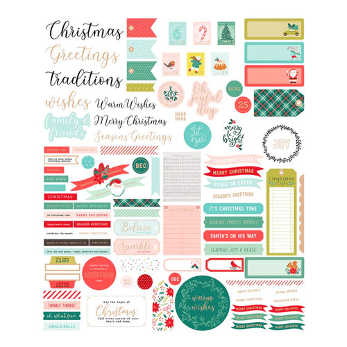 oh joyful day ephemera sentiments  by Spellbinders