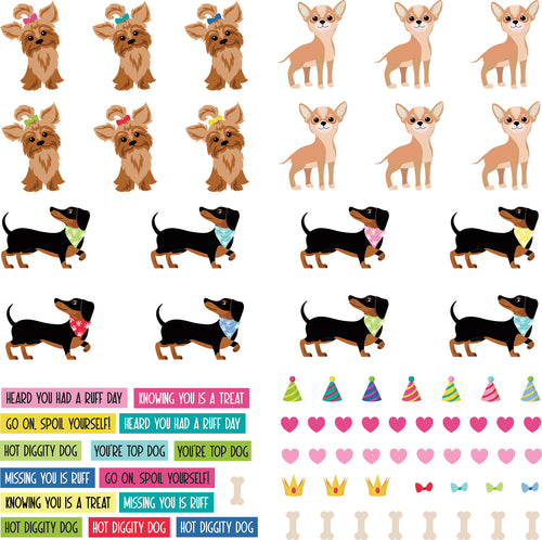 pampered pooch cut apart paper  by Photoplay