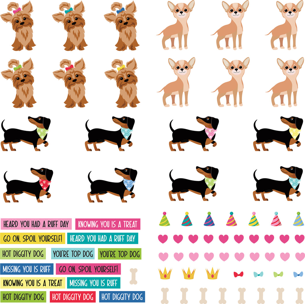 pampered pooch cut apart paper  by Photoplay