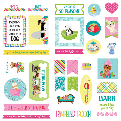 pampered pooch paper ephemera pack by Photoplay