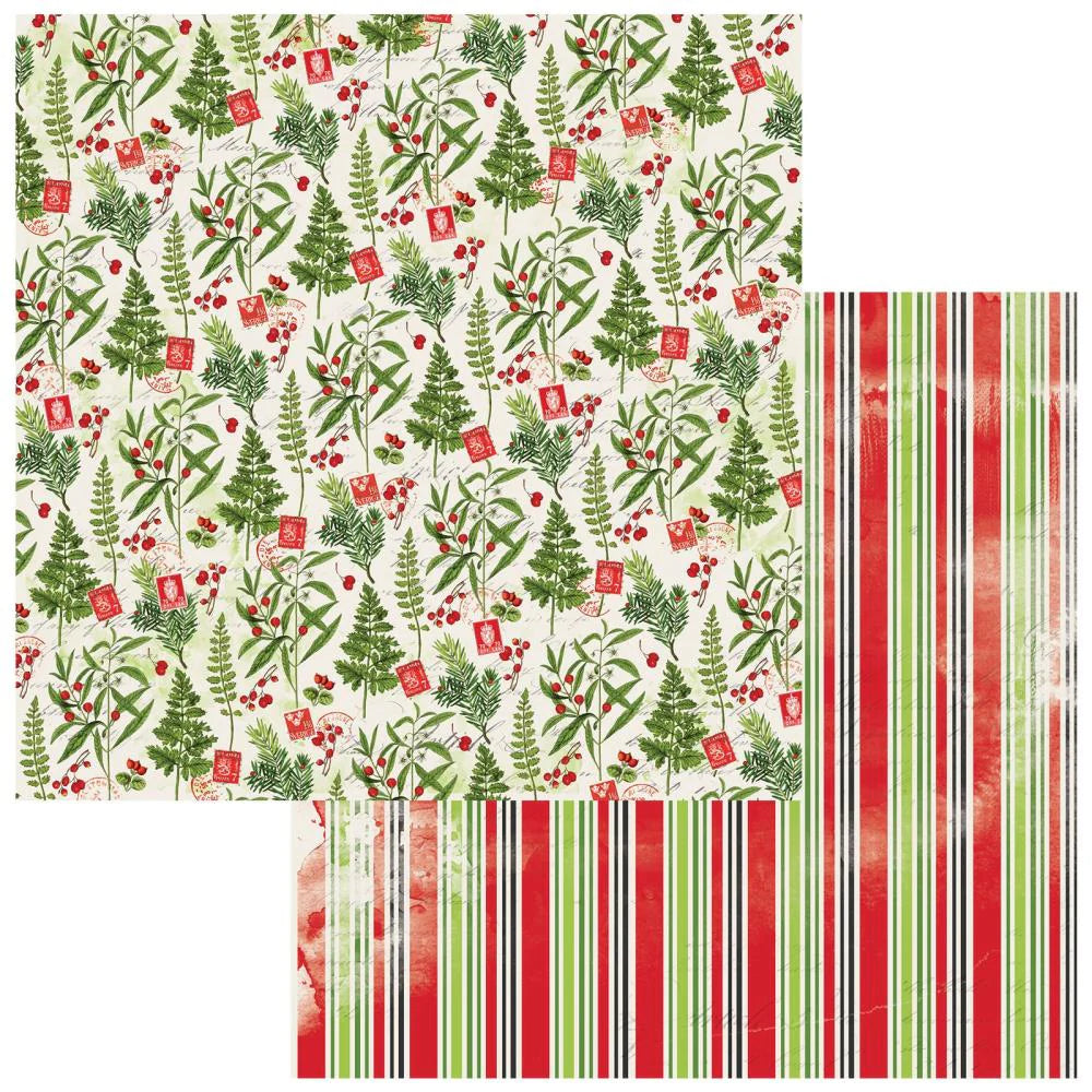 Christmas spectacular 12x12 paper postmark by 49 and market